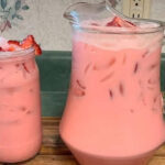 Agua de Fresa Cremosa