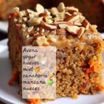 torta de avena y zanahorias